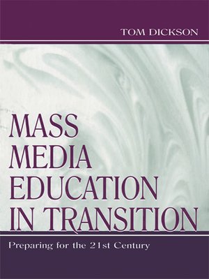 cover image of Mass Media Education in Transition